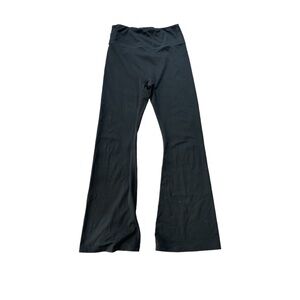 Black Flare Stretchy Pants Activewear Size Medium